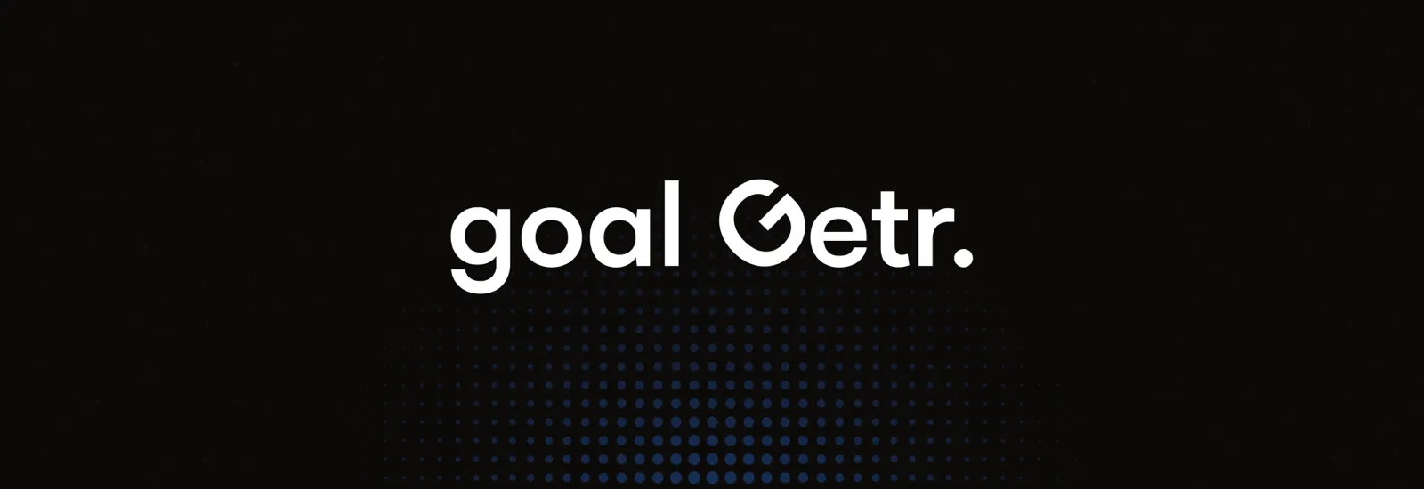 The goalGetr wordmark on a dark background